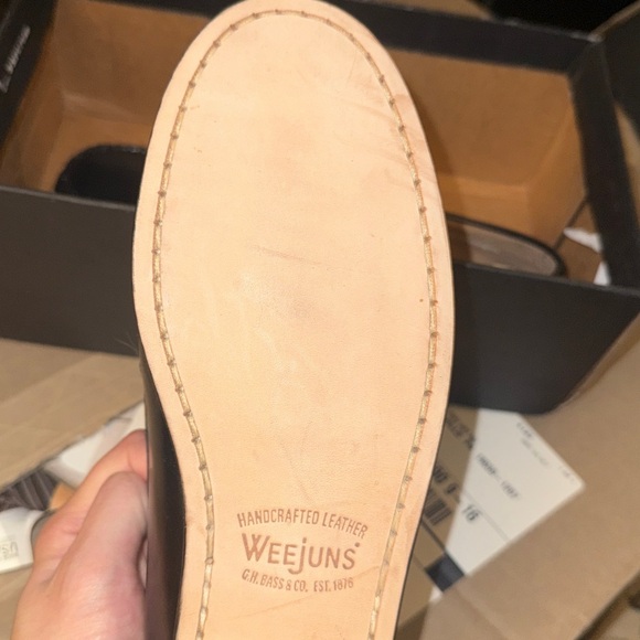 G.H. Bass & Co. Black Weejuns Loafers - Picture 4 of 4